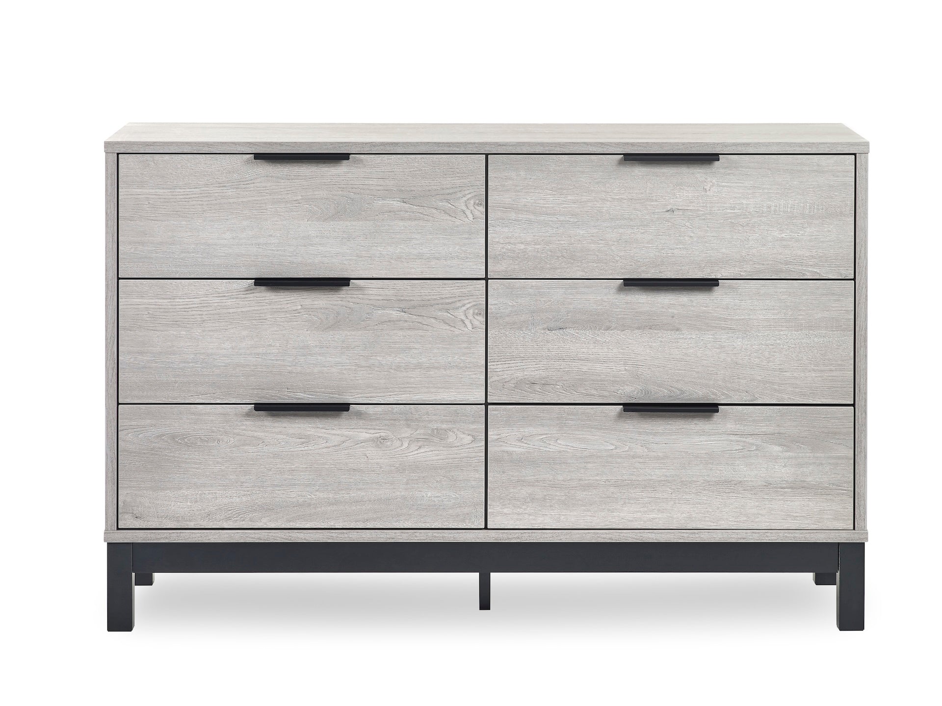Bali 6 Drawer Wide Chest - Grey Oak – Julian Bowen, view 6