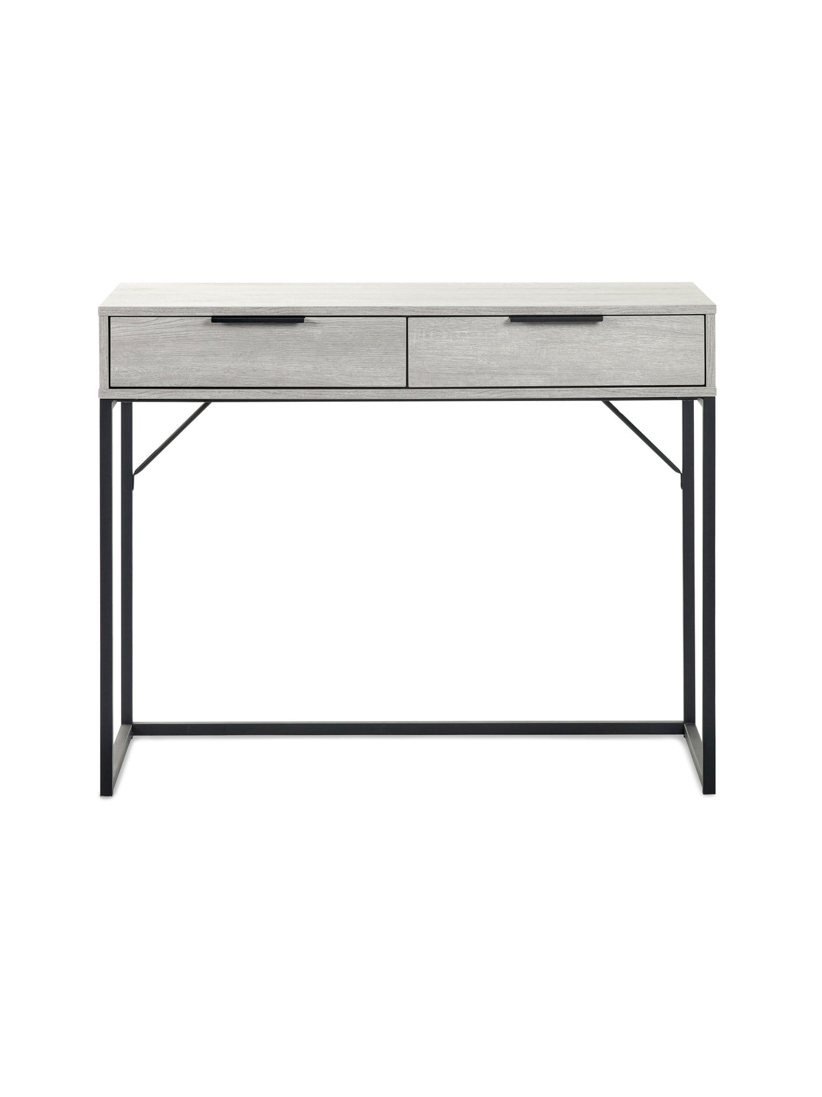 Bali 2 Drawer Dressing Table/Desk - Grey Oak