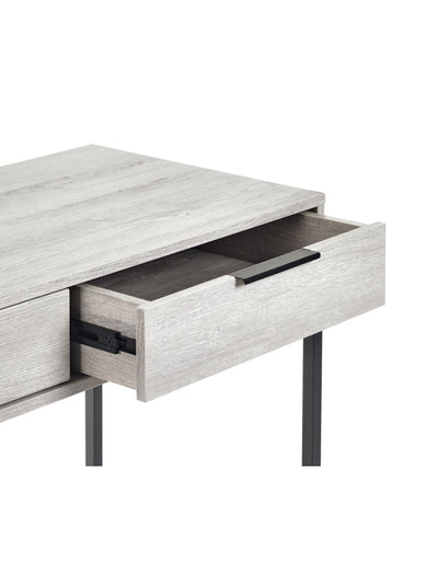 Bali 2 Drawer Dressing Table/Desk - Grey Oak