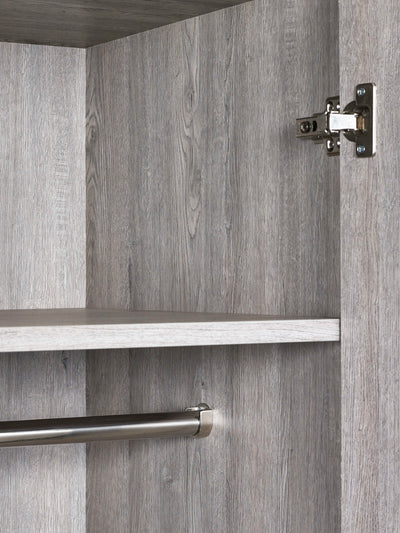 Bali 2 Door 1 Drawer Wardrobe - Grey Oak