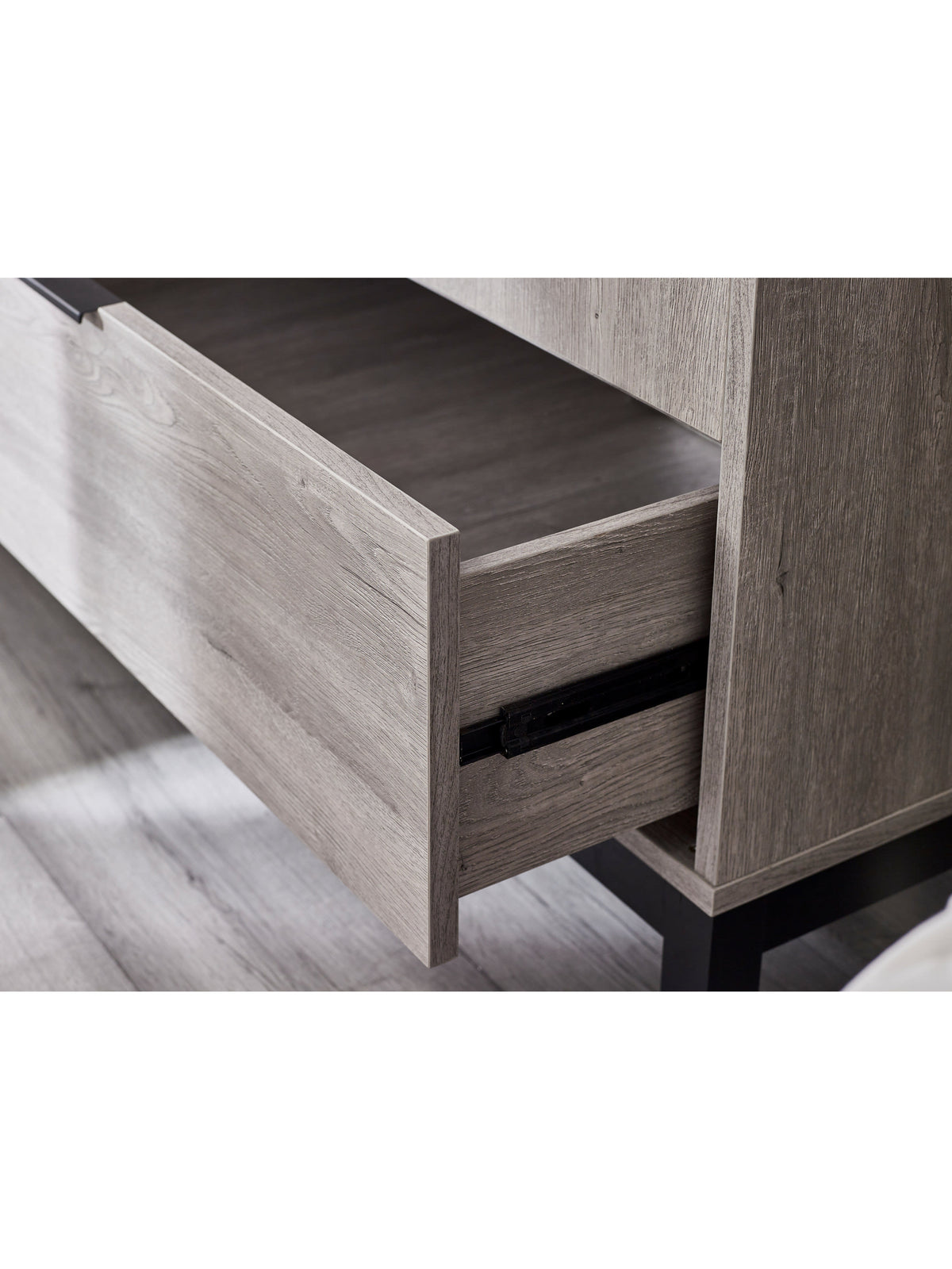 Bali 2 Door 1 Drawer Wardrobe - Grey Oak