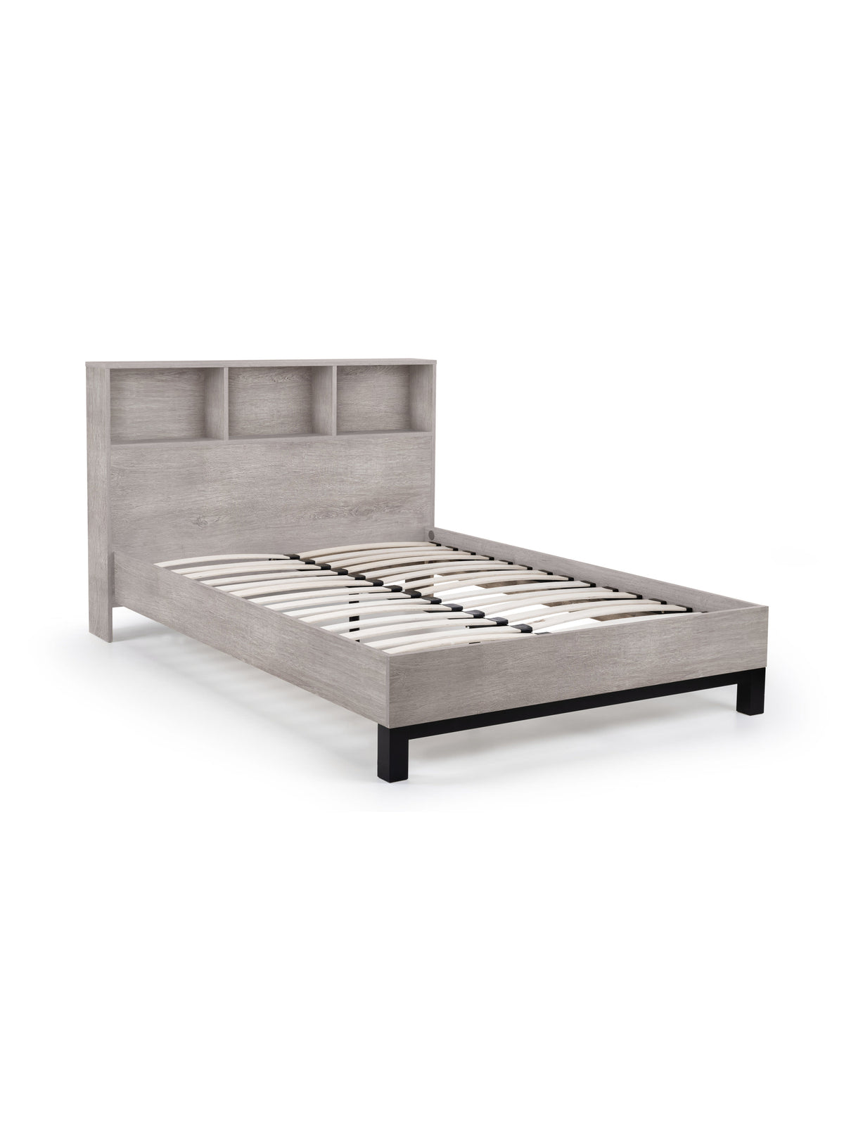 Bali Bookcase Bed- Grey Oak