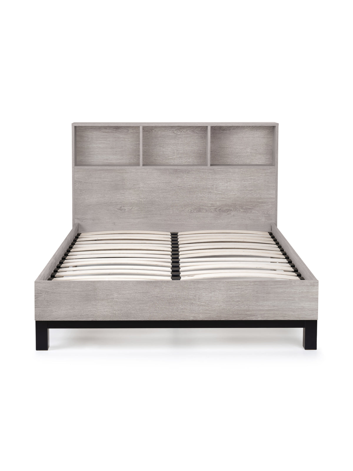 Bali Bookcase Bed- Grey Oak