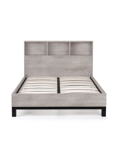Bali Bookcase Bed- Grey Oak