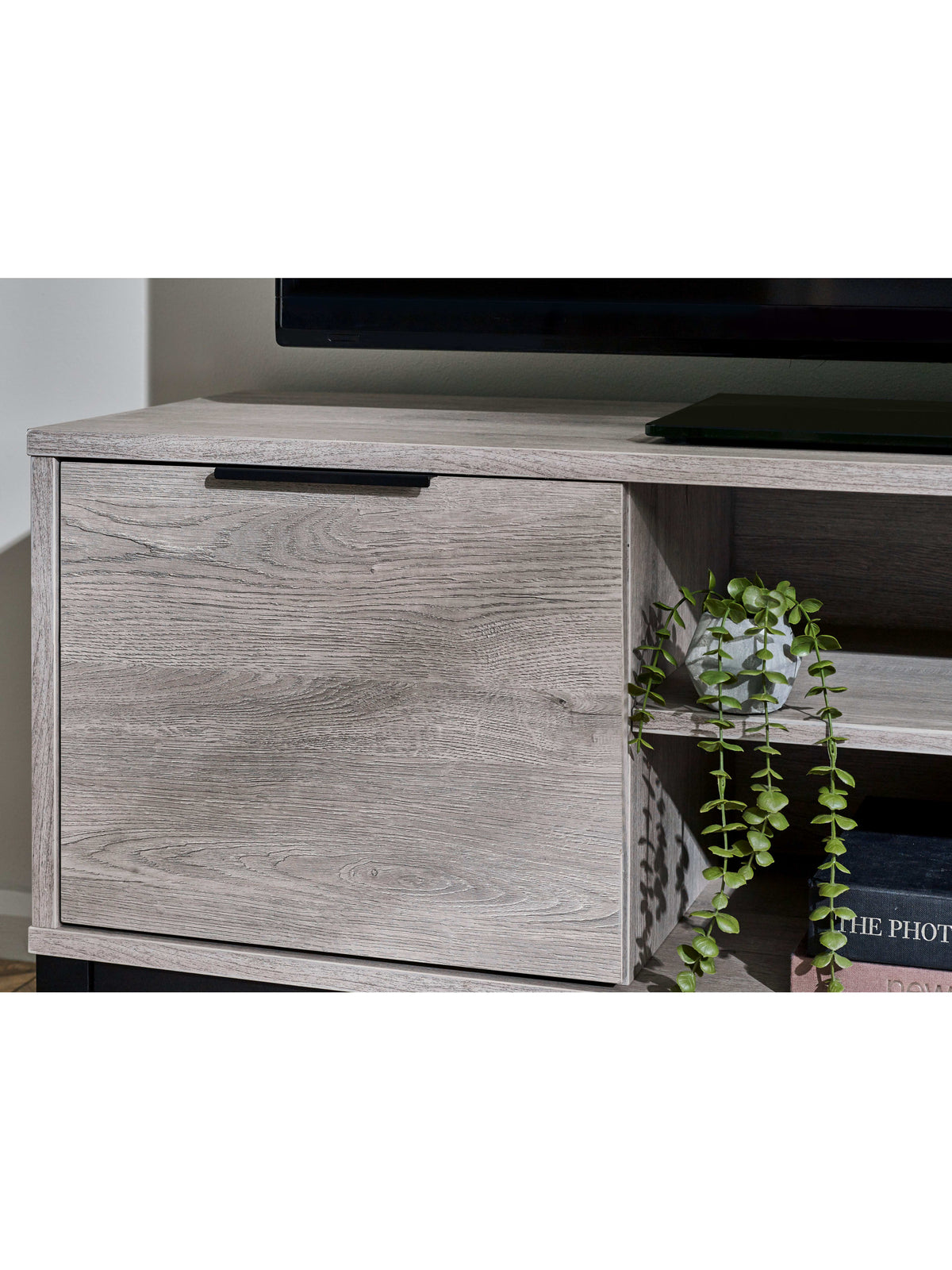 Bali TV Unit - Grey Oak