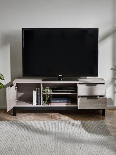 Bali TV Unit - Grey Oak