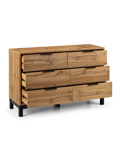 Bali 6 Drawer Wide Chest