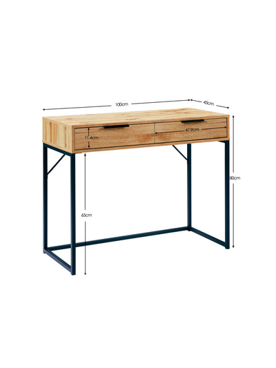 Bali 2 Drawer Dressing Table/Desk