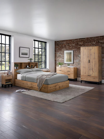 Bali 2 Door 1 Drawer Wardrobe