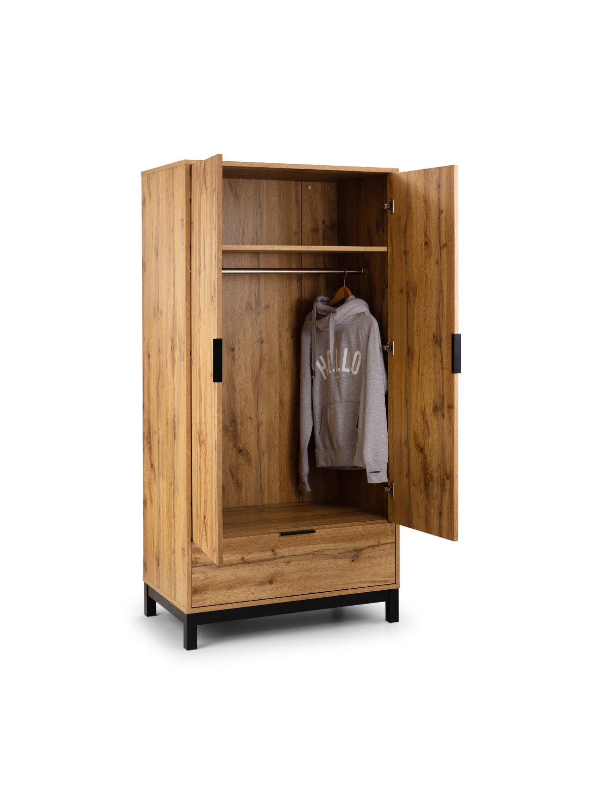 Bali 2 Door 1 Drawer Wardrobe