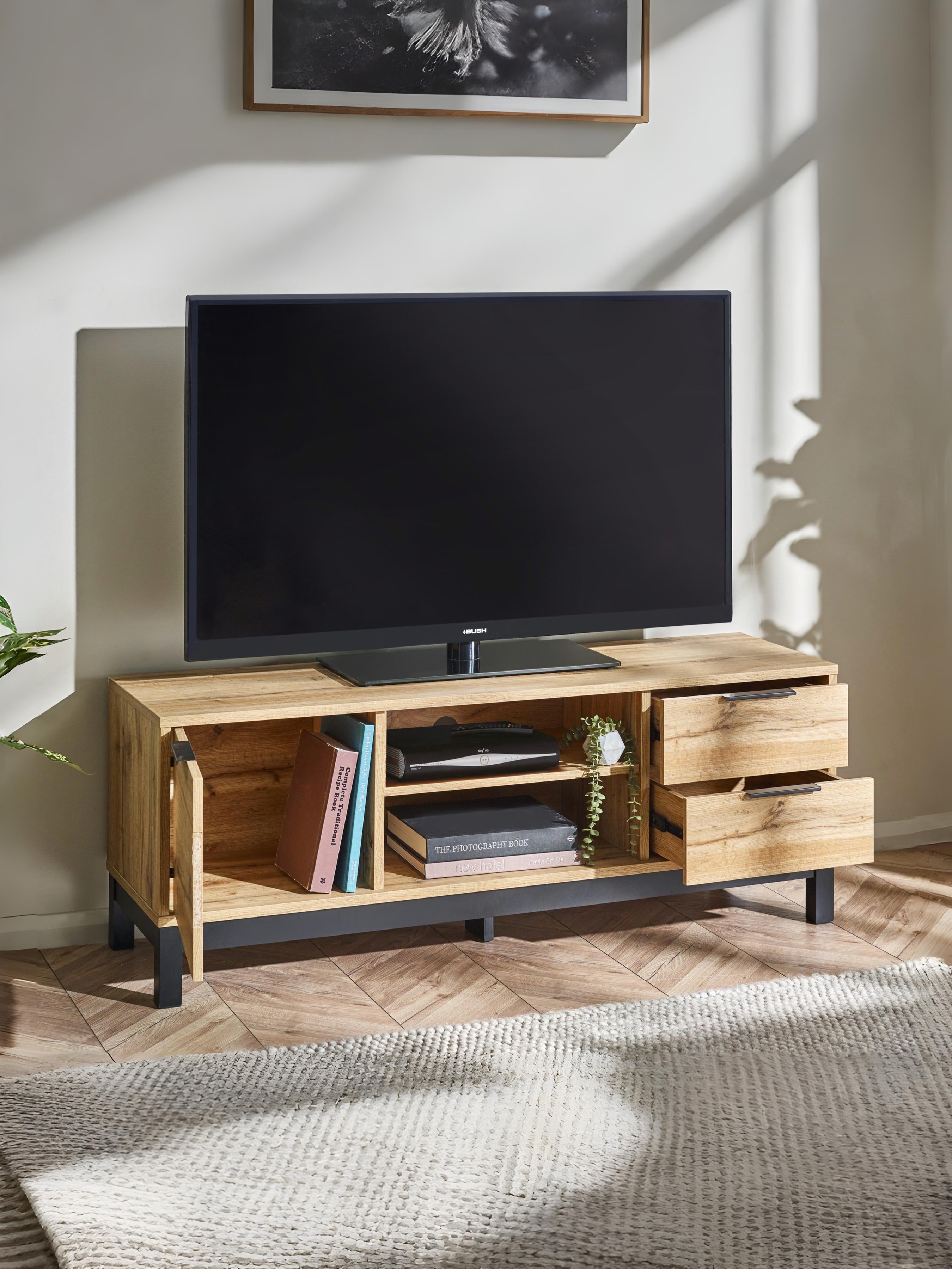Bali TV Unit - Light Oak – Julian Bowen, view 5