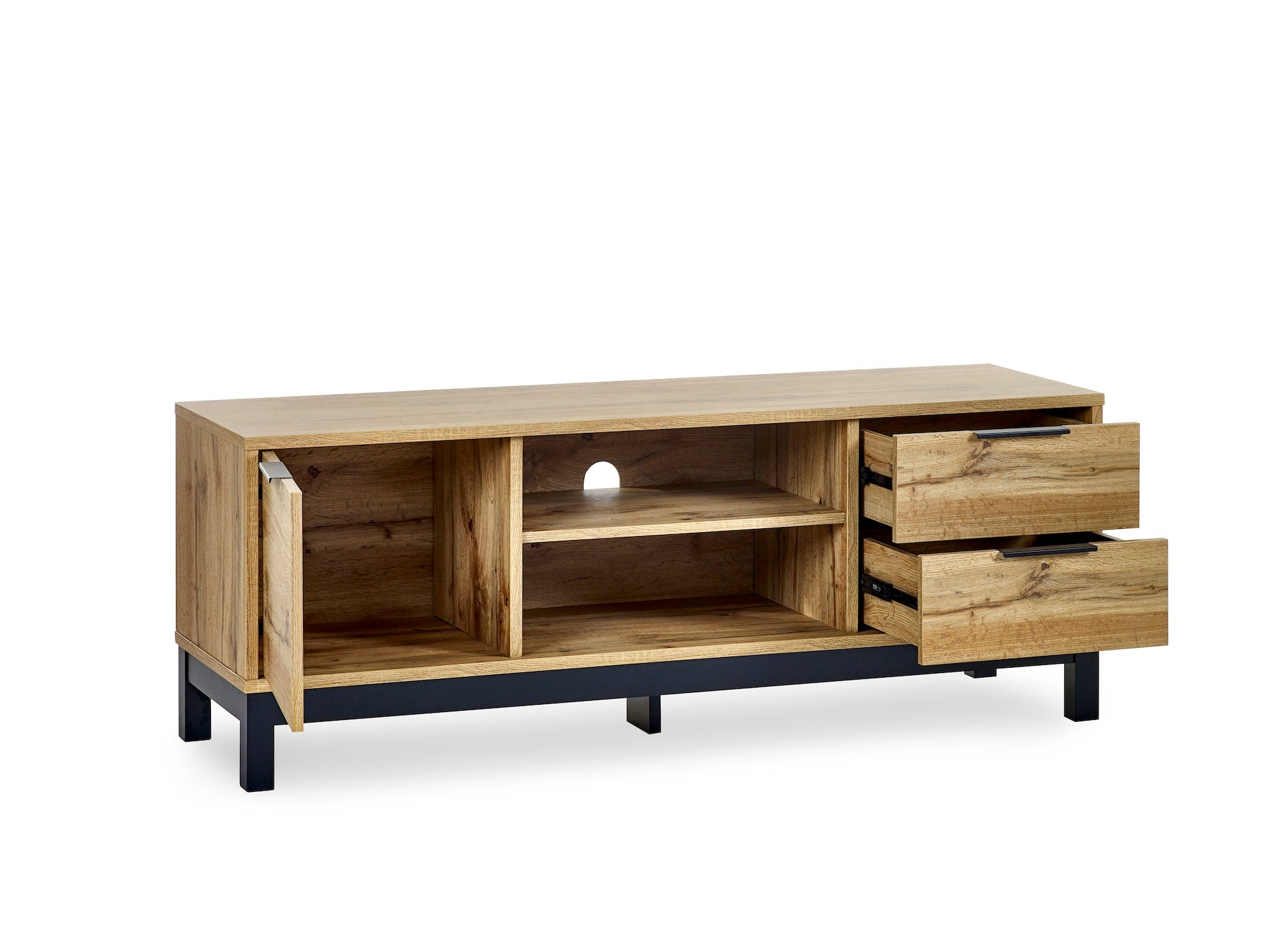 Bali TV Unit - Light Oak – Julian Bowen, view 3