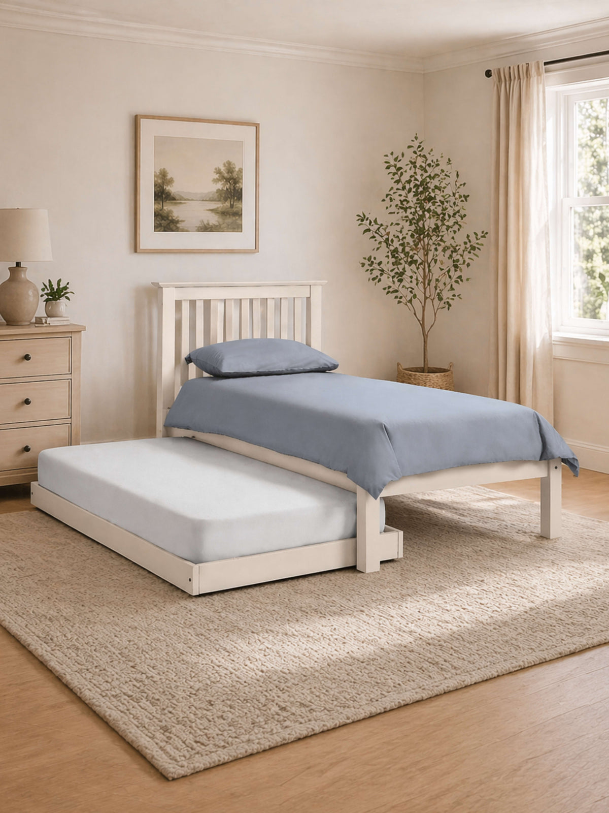 Barcelona Hideaway White - Wood - Stone White