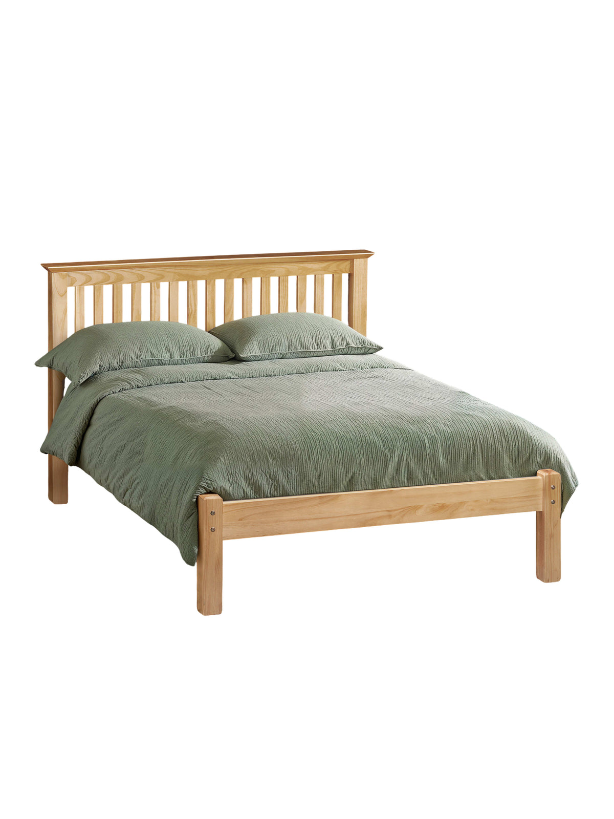 Barcelona Pine Bed - Low Foot - Solid Pine