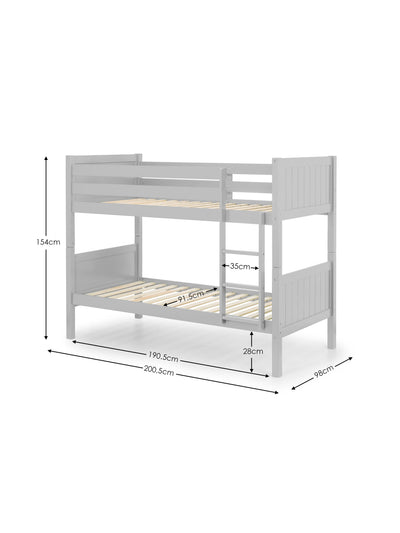 Bella Bunk Dove Grey