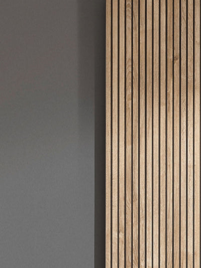 Berno Light Oak and Dark Grey Sliding 2 Door Wardrobe With Mirror – Light Oak Effect and Dark Grey