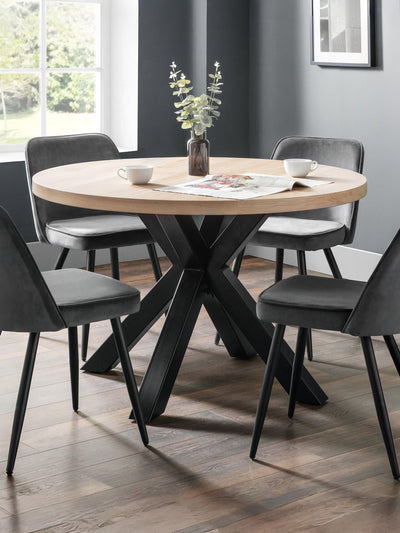 Berwick Round Dining Table – Julian Bowen, view 2