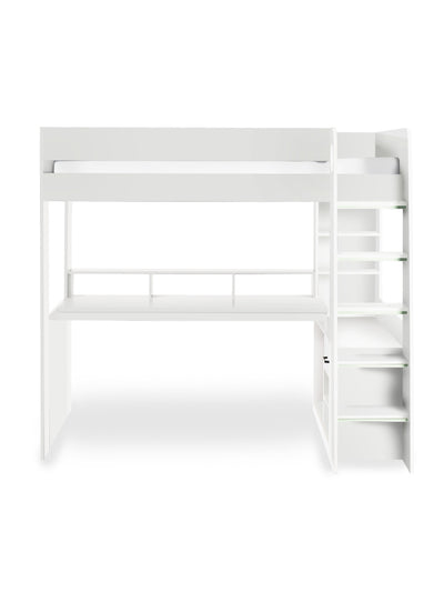 Blaze Gaming Highsleeper Bed - All White