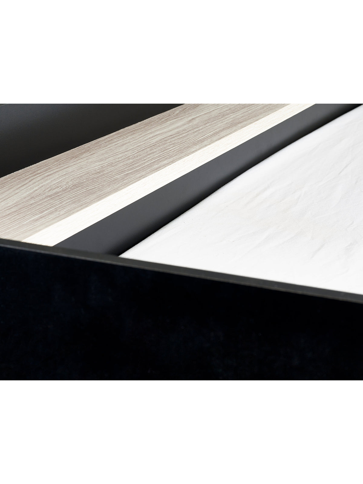 Blaze Gaming Highsleeper Bed - Black And Pale Wood
