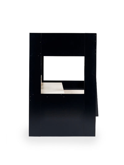 Blaze Gaming Highsleeper Bed - Black And Pale Wood