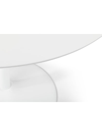 Blanco Round White Pedestal Table