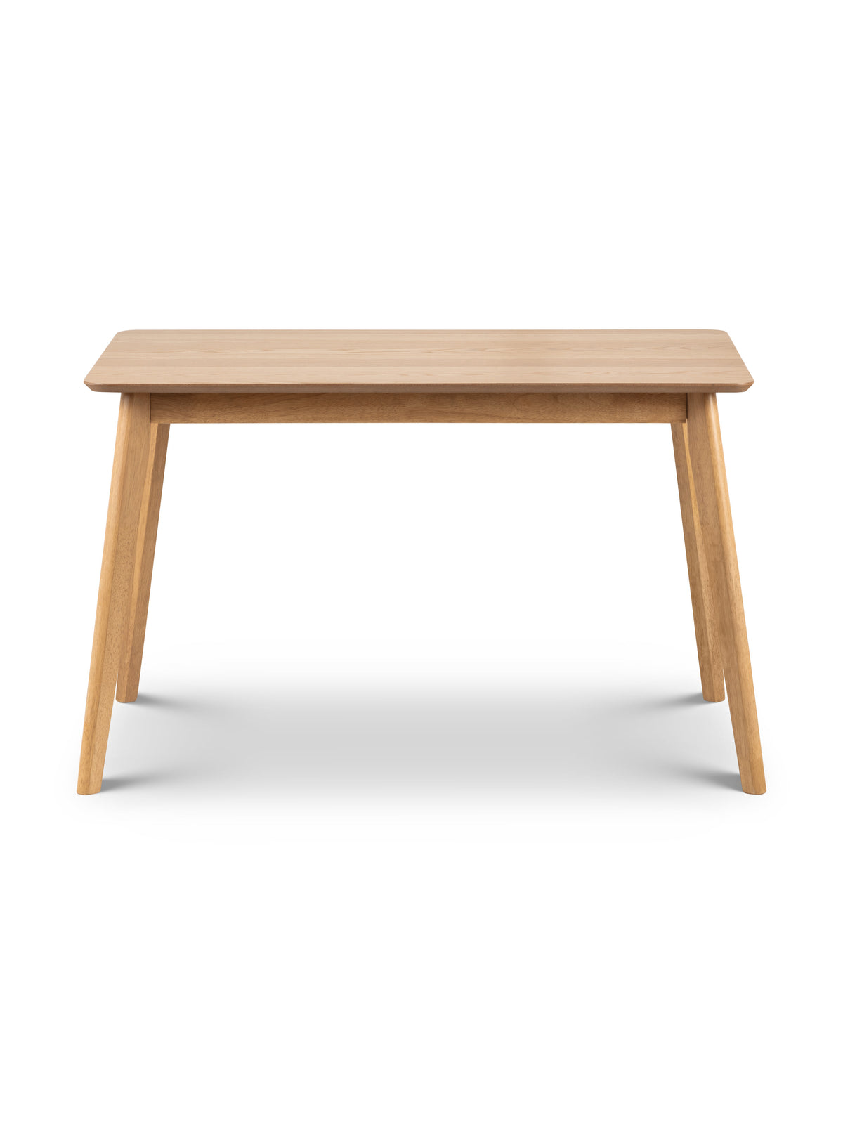 Boden Oak Veneer Rectangular Table With Tapered Legs