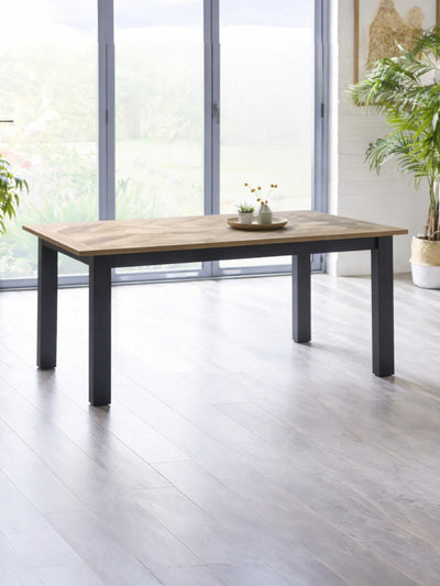 Bordeaux Extending Dining Table Dark Grey