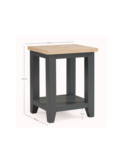 Bordeaux Lamp Table Dark Grey