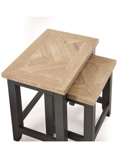 Bordeaux Nest Of Tables Dark Grey
