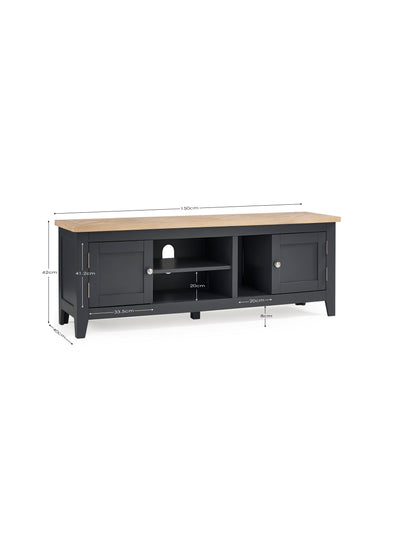 Bordeaux Tv Unit Dark Grey