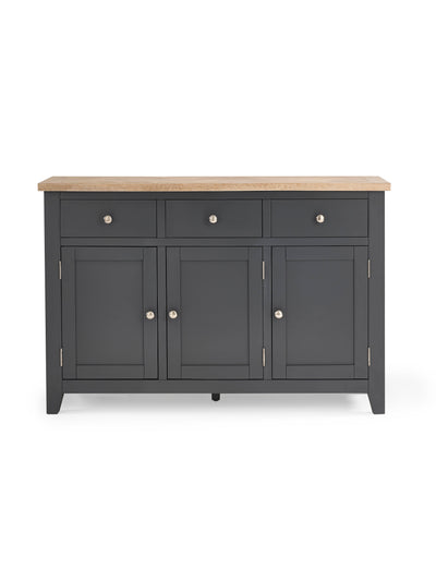 Bordeaux Sideboard Dark Grey – Dark Grey and Oak