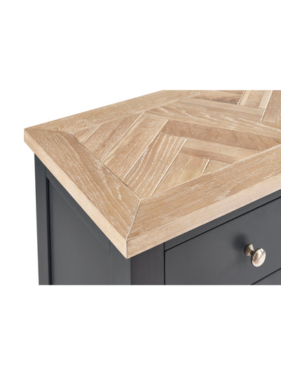 Bordeaux Sideboard Dark Grey – Dark Grey and Oak