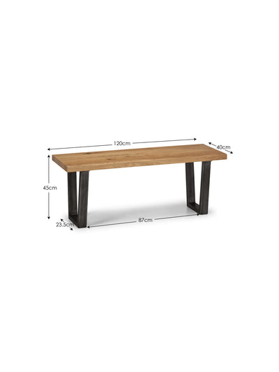Brooklyn Bench - Oak