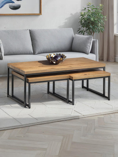 Brooklyn Oak Nesting Coffee Tables