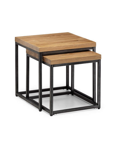 Brooklyn Oak Nesting Lamp Tables