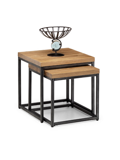 Brooklyn Oak Nesting Lamp Tables