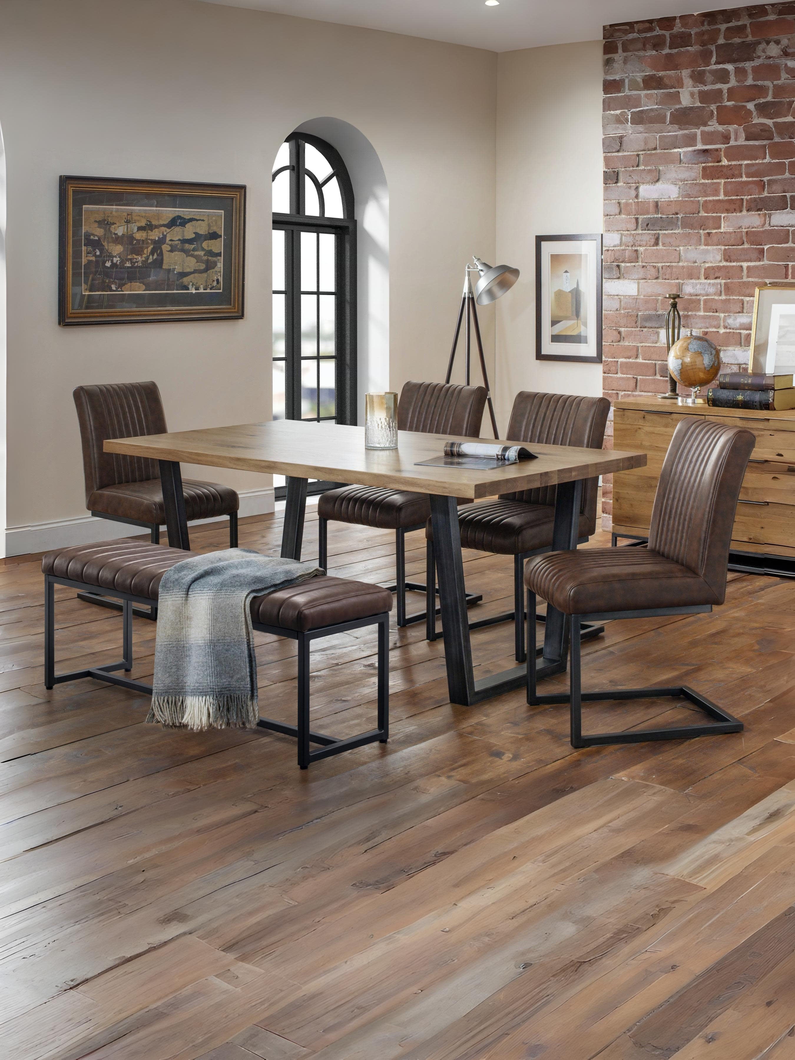 Brooklyn Upholstered Bench - Brown