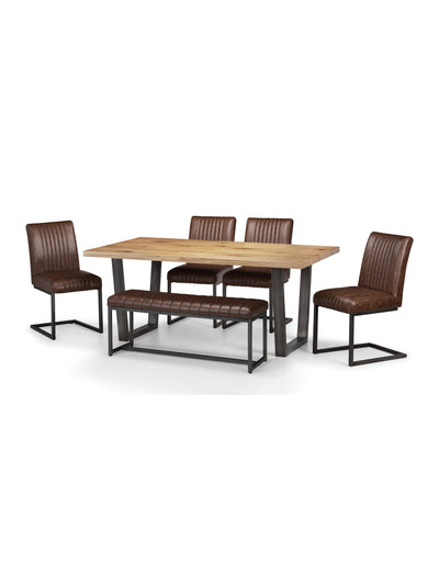 Brooklyn Upholstered Bench - Brown