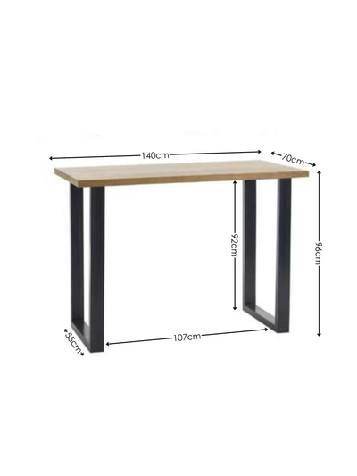 Brooklyn Bar Table Oak