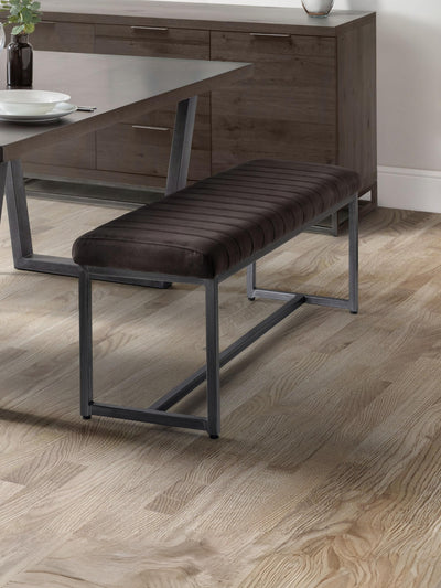 Brooklyn Upholstered Bench - Charcoal