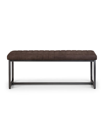 Brooklyn Upholstered Bench - Charcoal