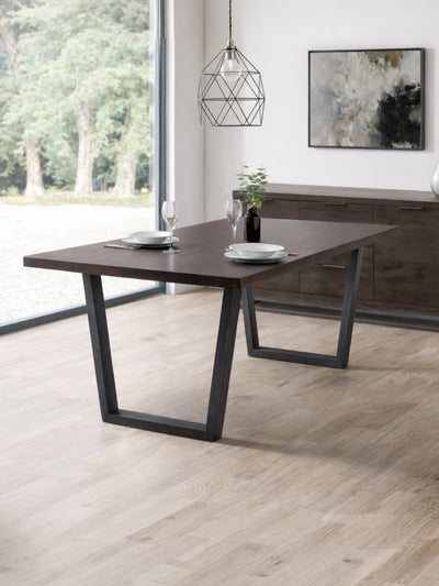 Brooklyn Dining Table - Dark Oak