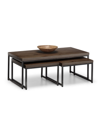 Brooklyn Nesting Coffee Tables - Dark Oak