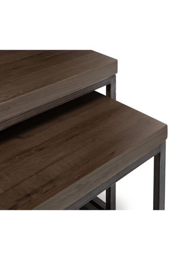 Brooklyn Nesting Coffee Tables - Dark Oak