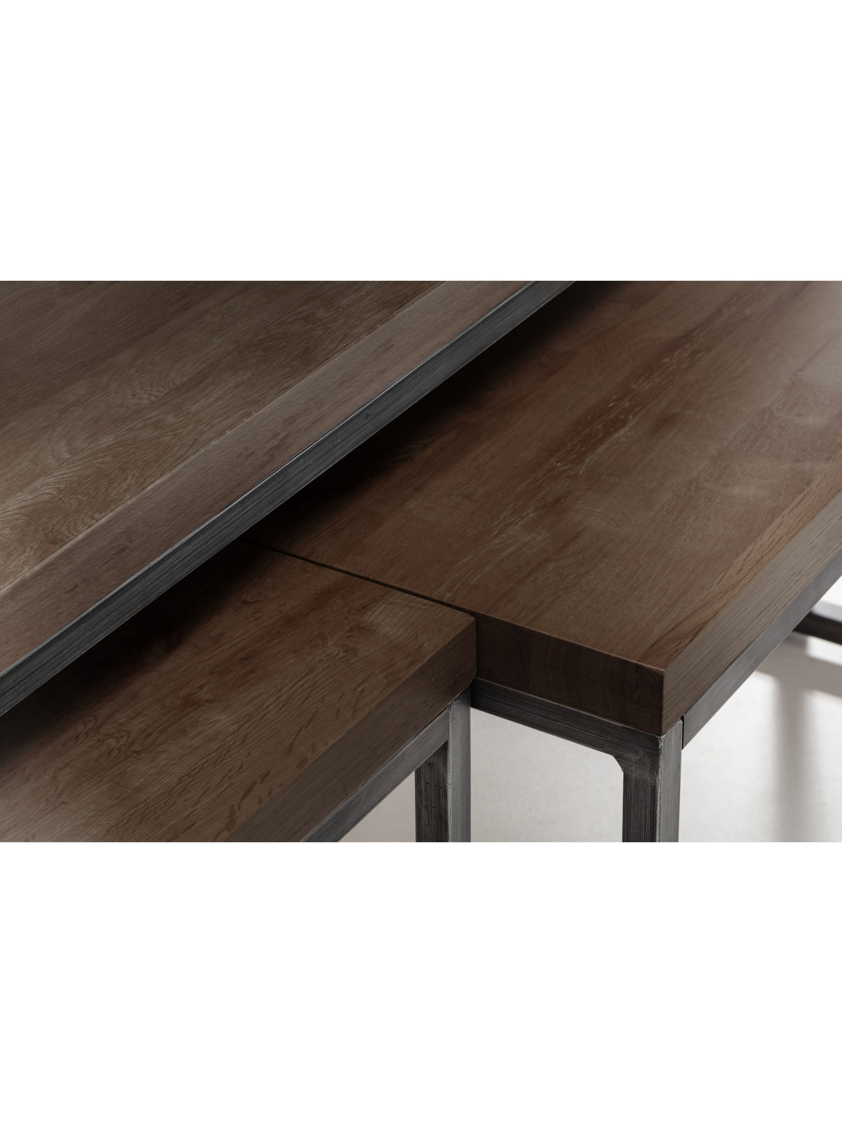 Brooklyn Nesting Coffee Tables - Dark Oak
