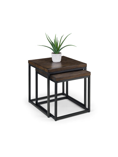Brooklyn Nesting Lamp Tables - Dark Oak