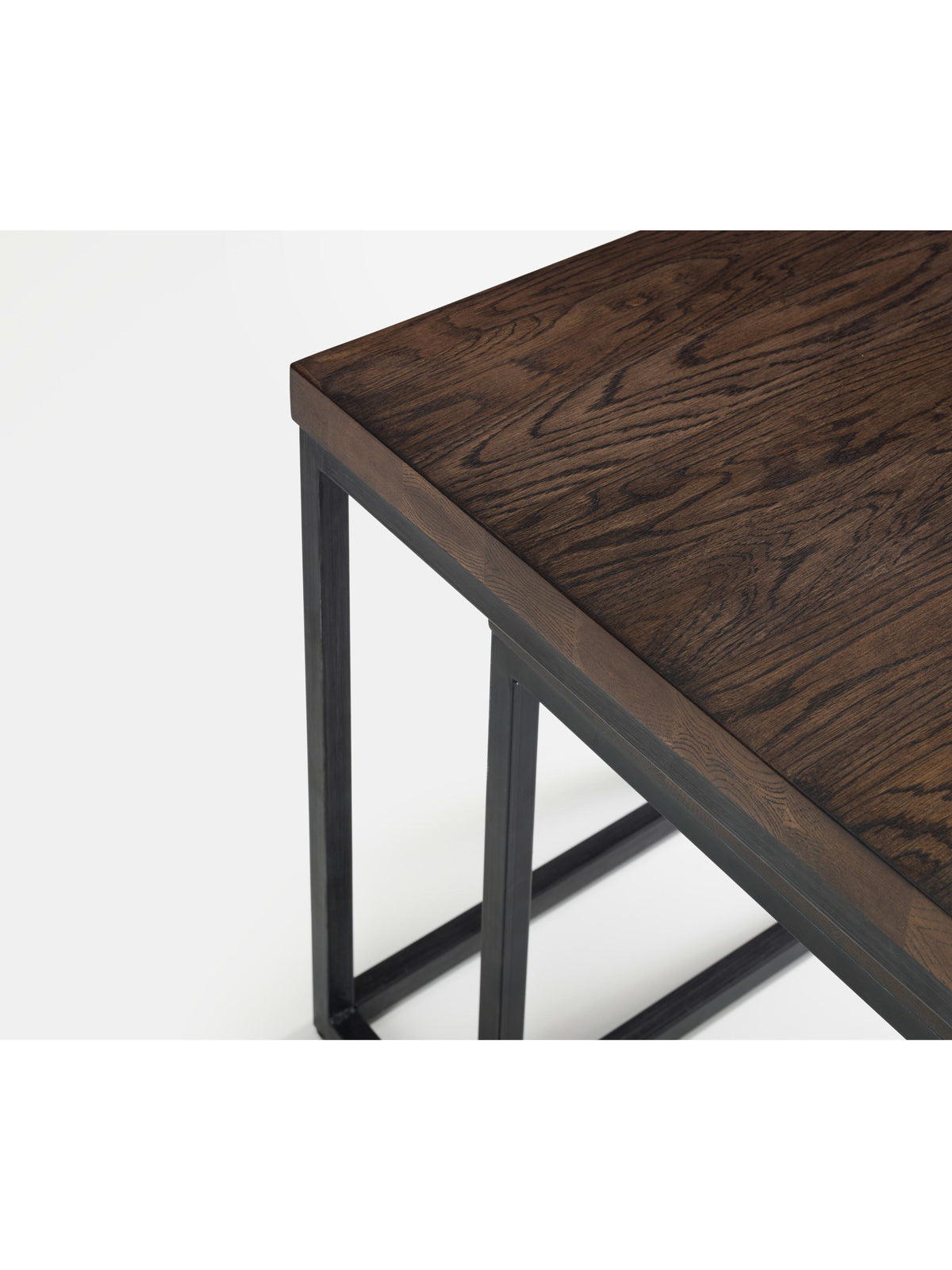 Brooklyn Nesting Lamp Tables - Dark Oak