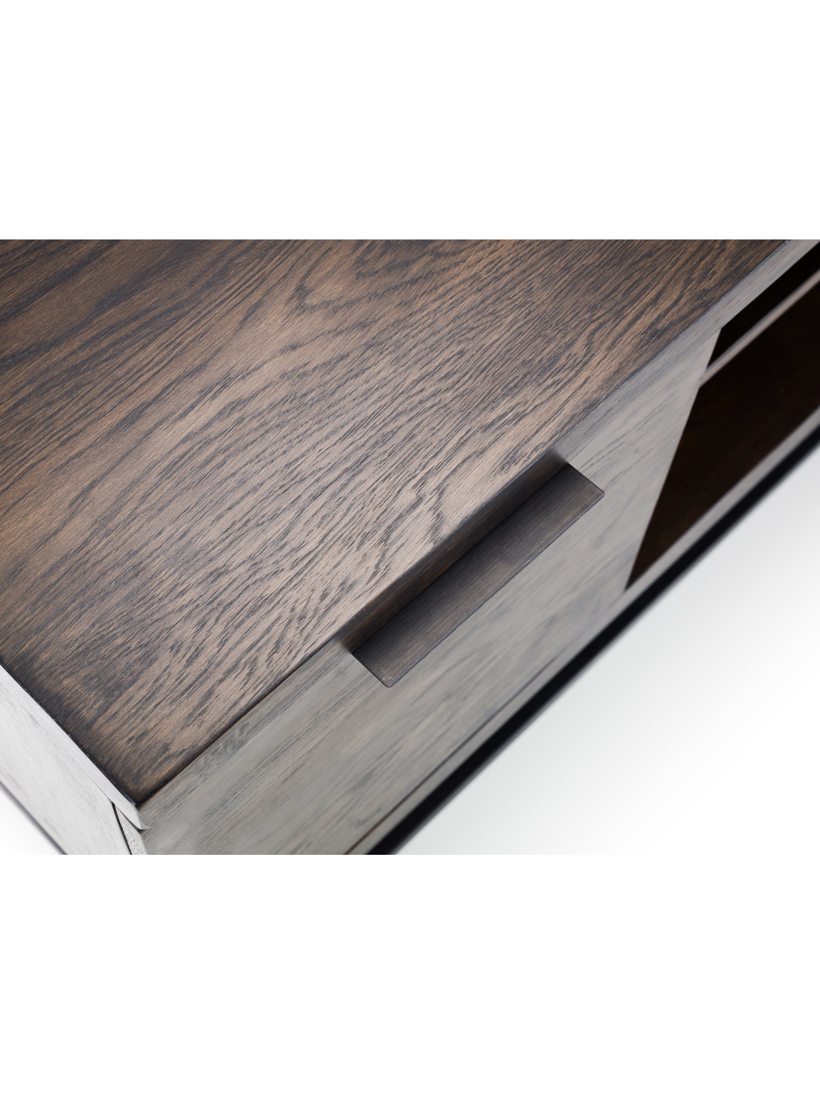 Brooklyn TV Unit - Dark Oak