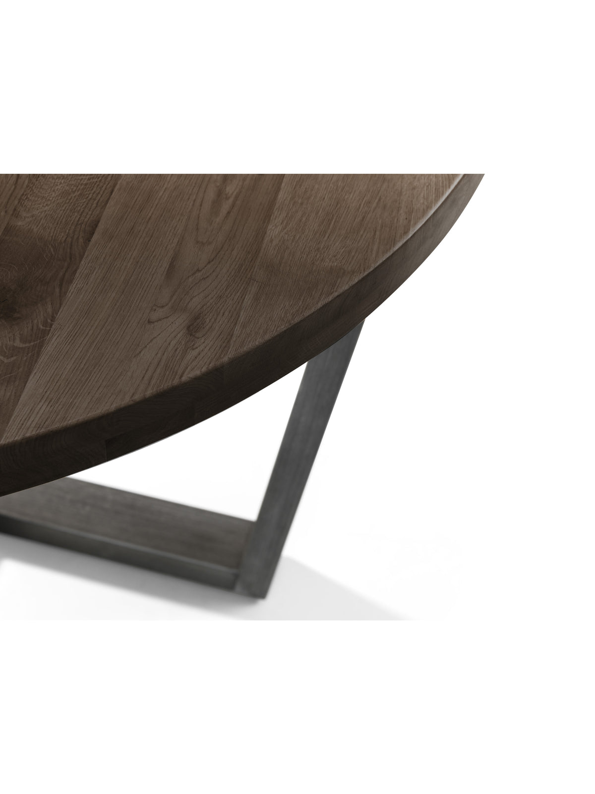 Brooklyn Round Table - Dark Oak