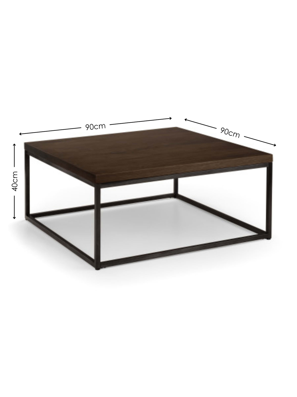 Brooklyn Square Oak Coffee Table Dark Oak